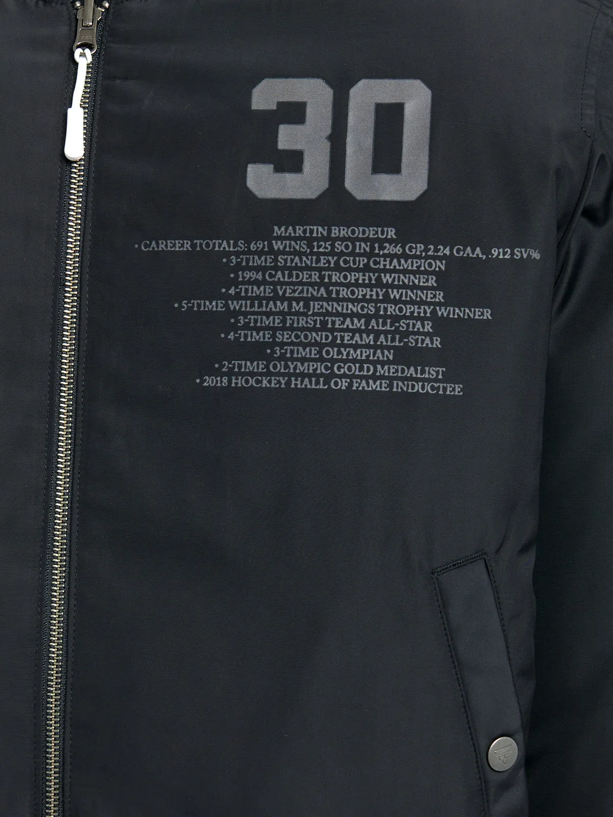 Martin Brodeur Reversible Bomber