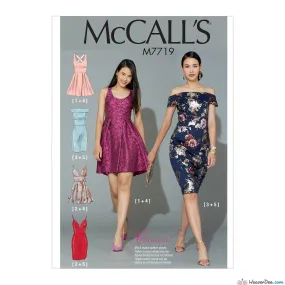 McCall's Pattern M7719 Misses' Dresses