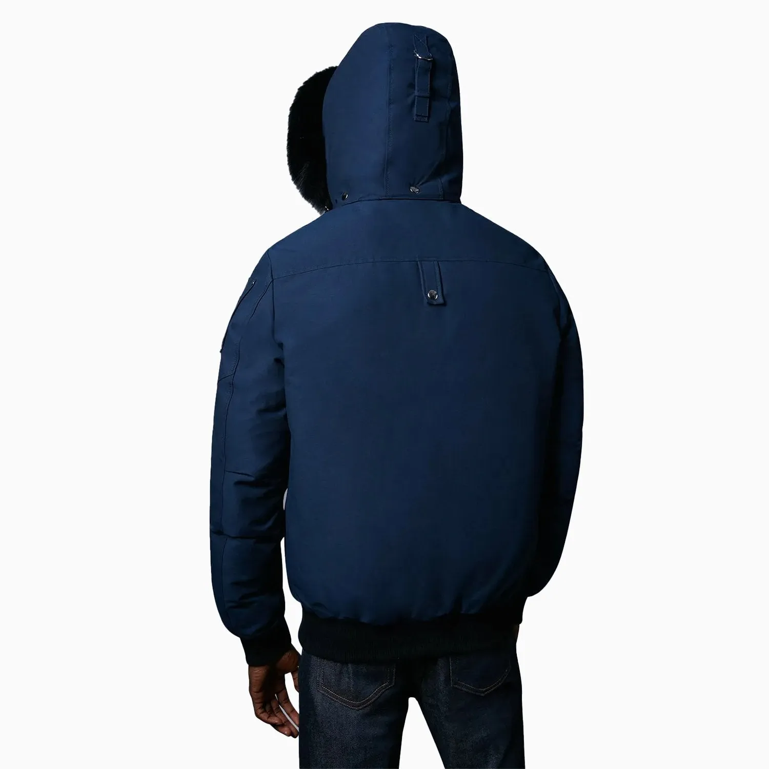 Men's Ballistic Hooded Full Zip Bomber Jacket