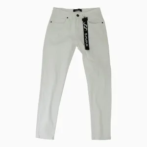 Men's Basic All White Denim Pant