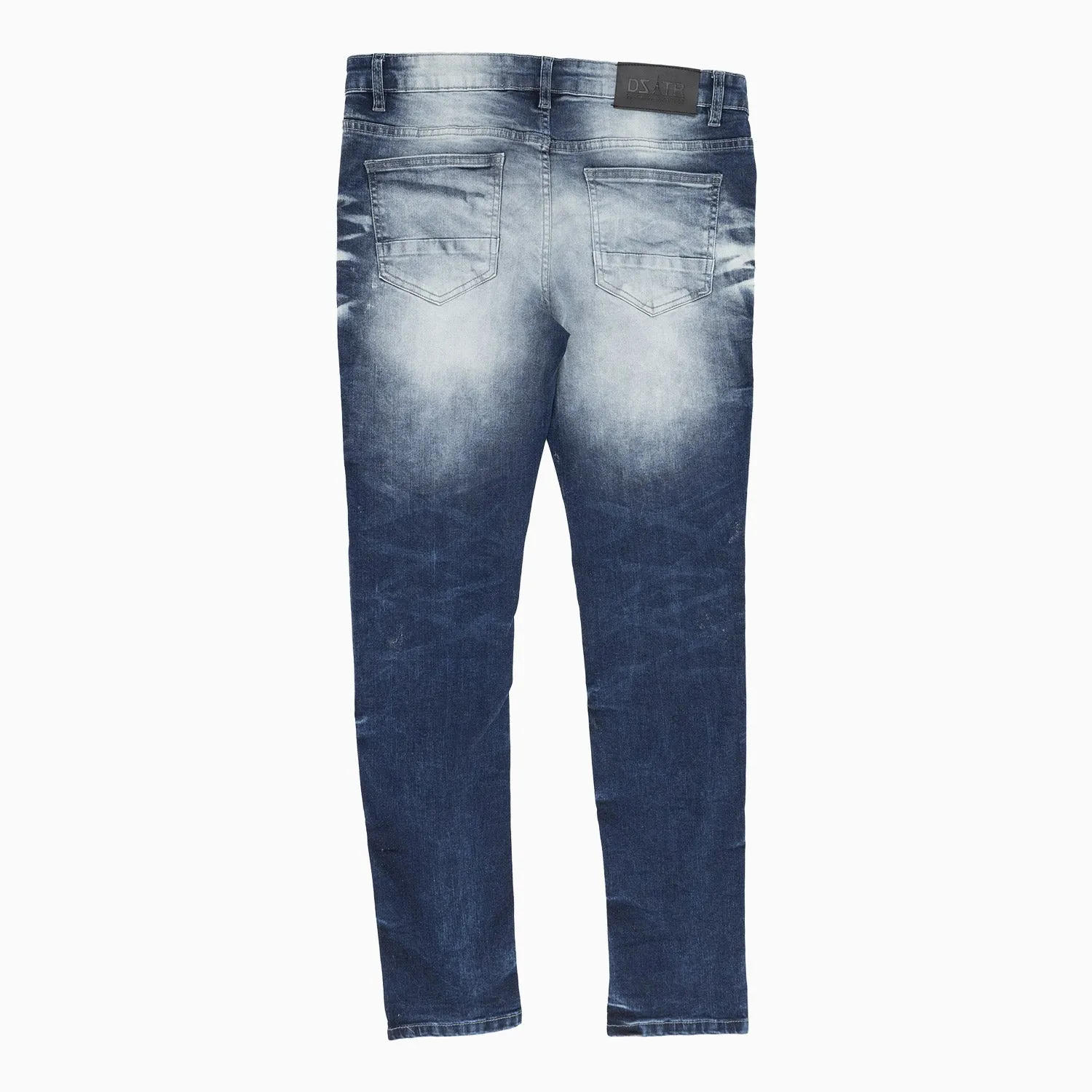 Men's Heavy Denim Blue Wash Jeans Denim Pant