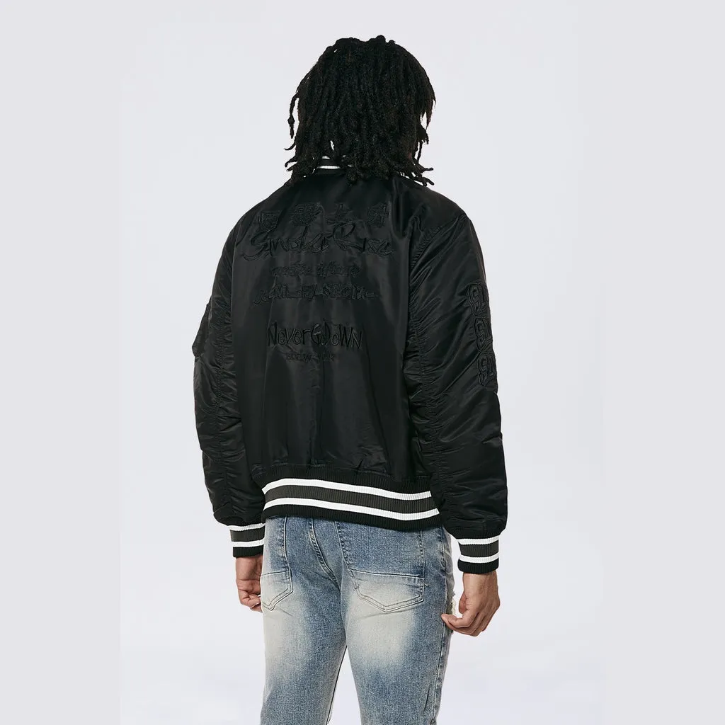 Men's MA1 Bomber Jacket Black - Online Exclusive