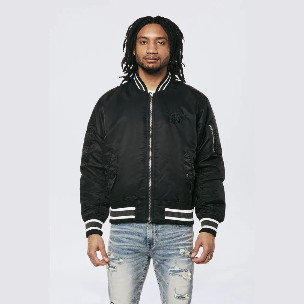 Men's MA1 Bomber Jacket Black - Online Exclusive