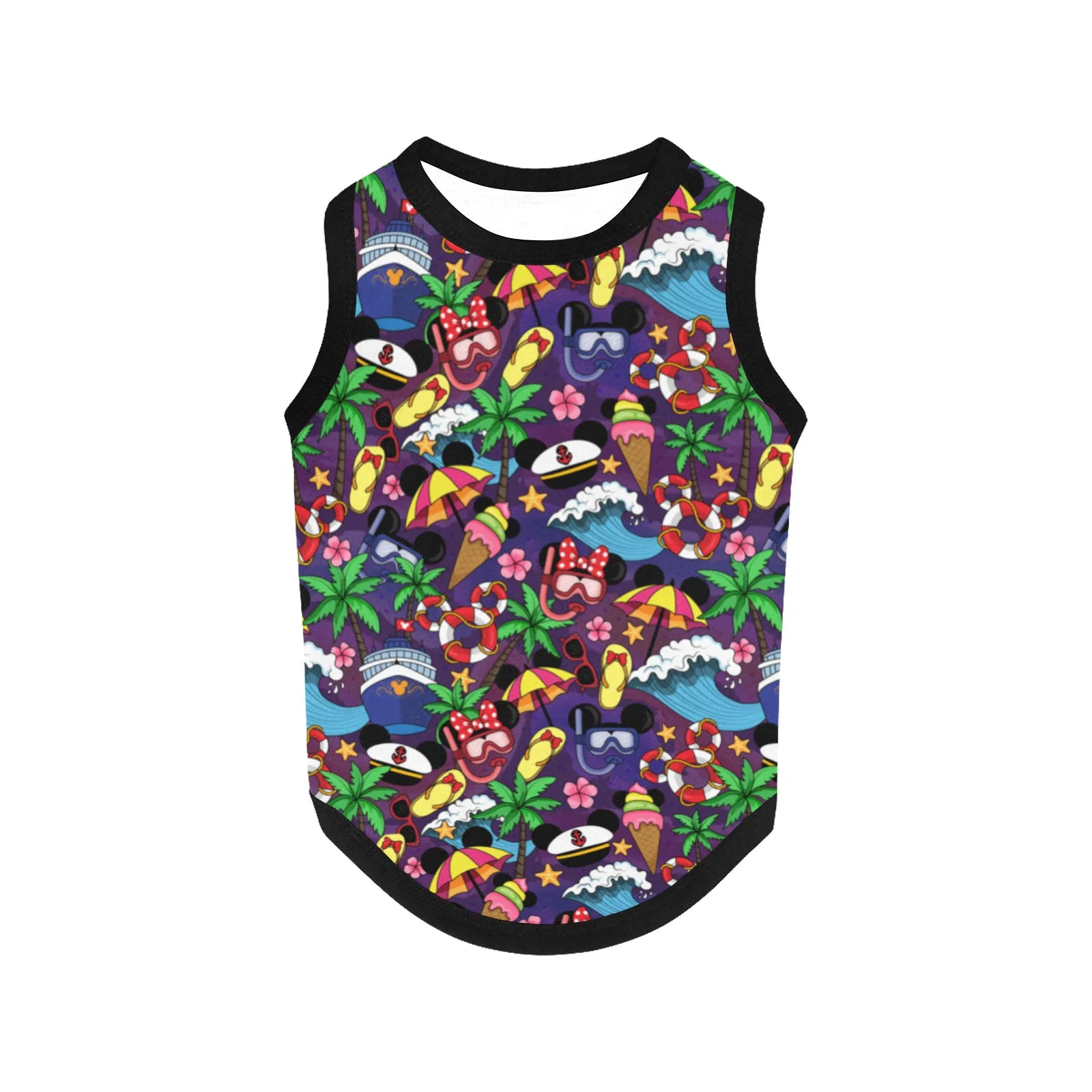 Mickey And Minnie Cruise Pet Tank Top