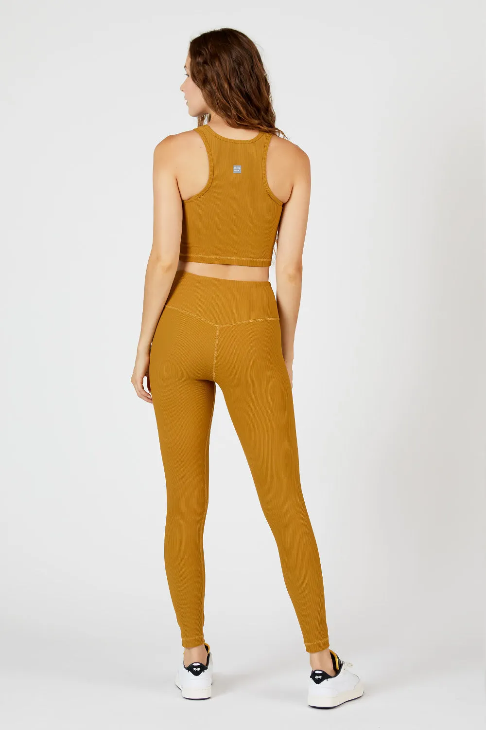 Nancy ribbed legging honey