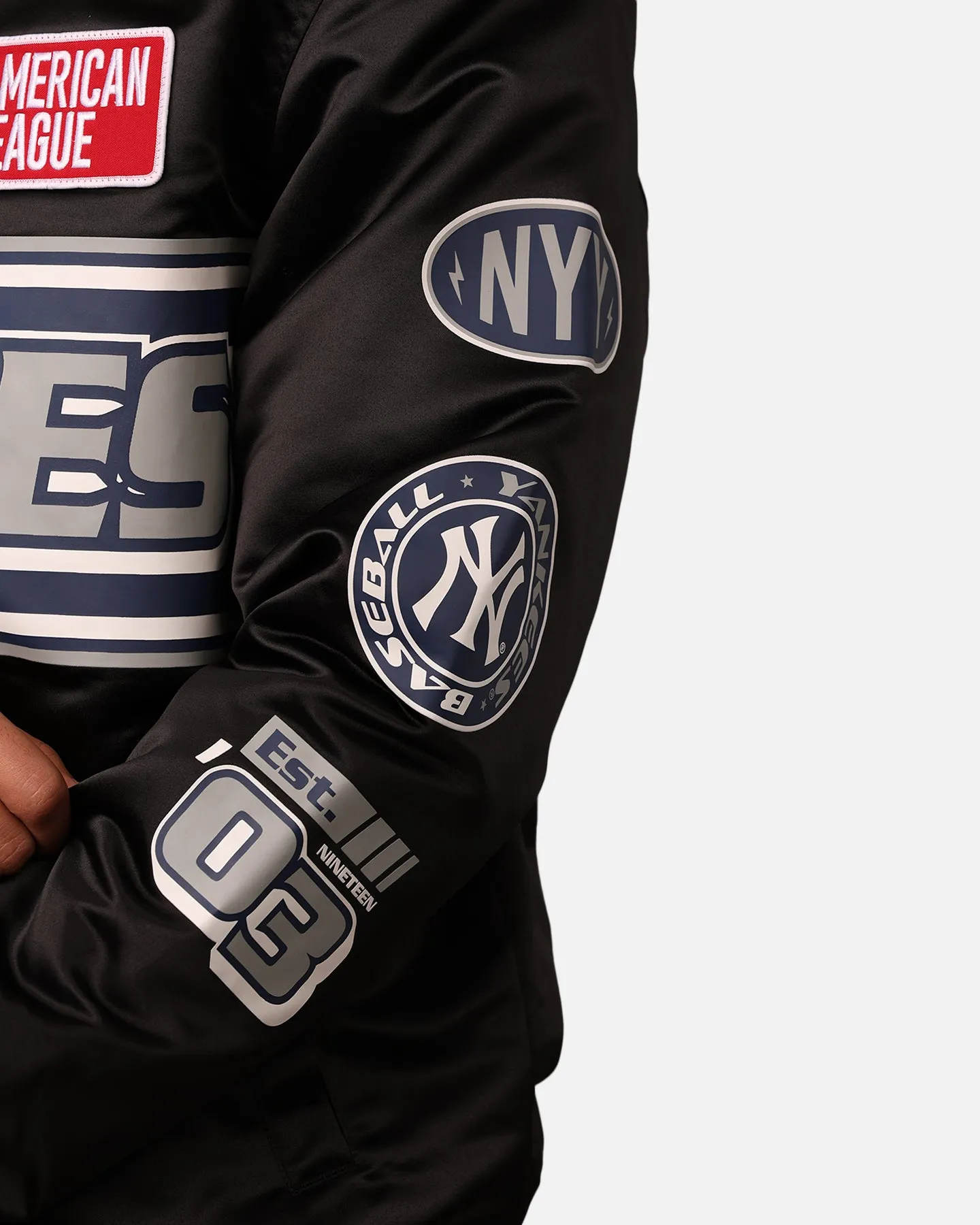 New Era New York Yankees 2024 Rally Drive Jacket Black/White