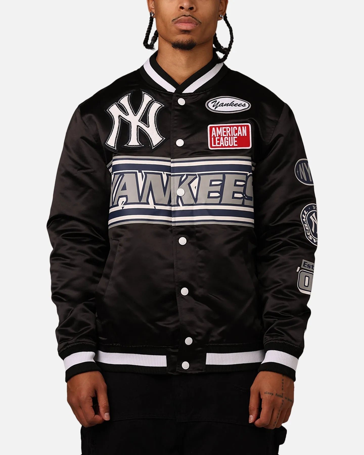 New Era New York Yankees 2024 Rally Drive Jacket Black/White