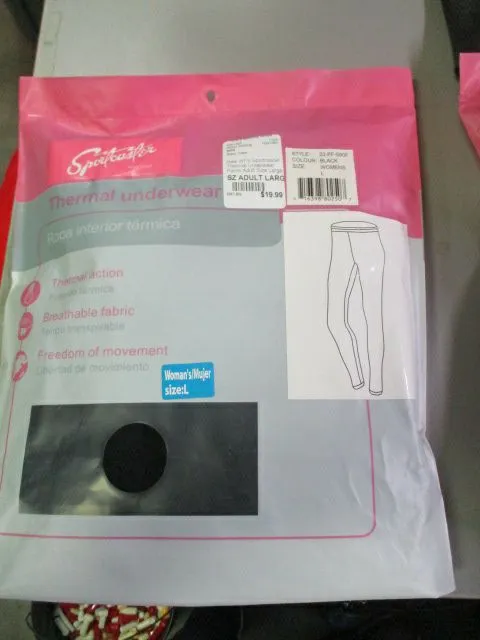 New WFS Sportcaster Thermal Underwear Pants Women's Adult Size XS