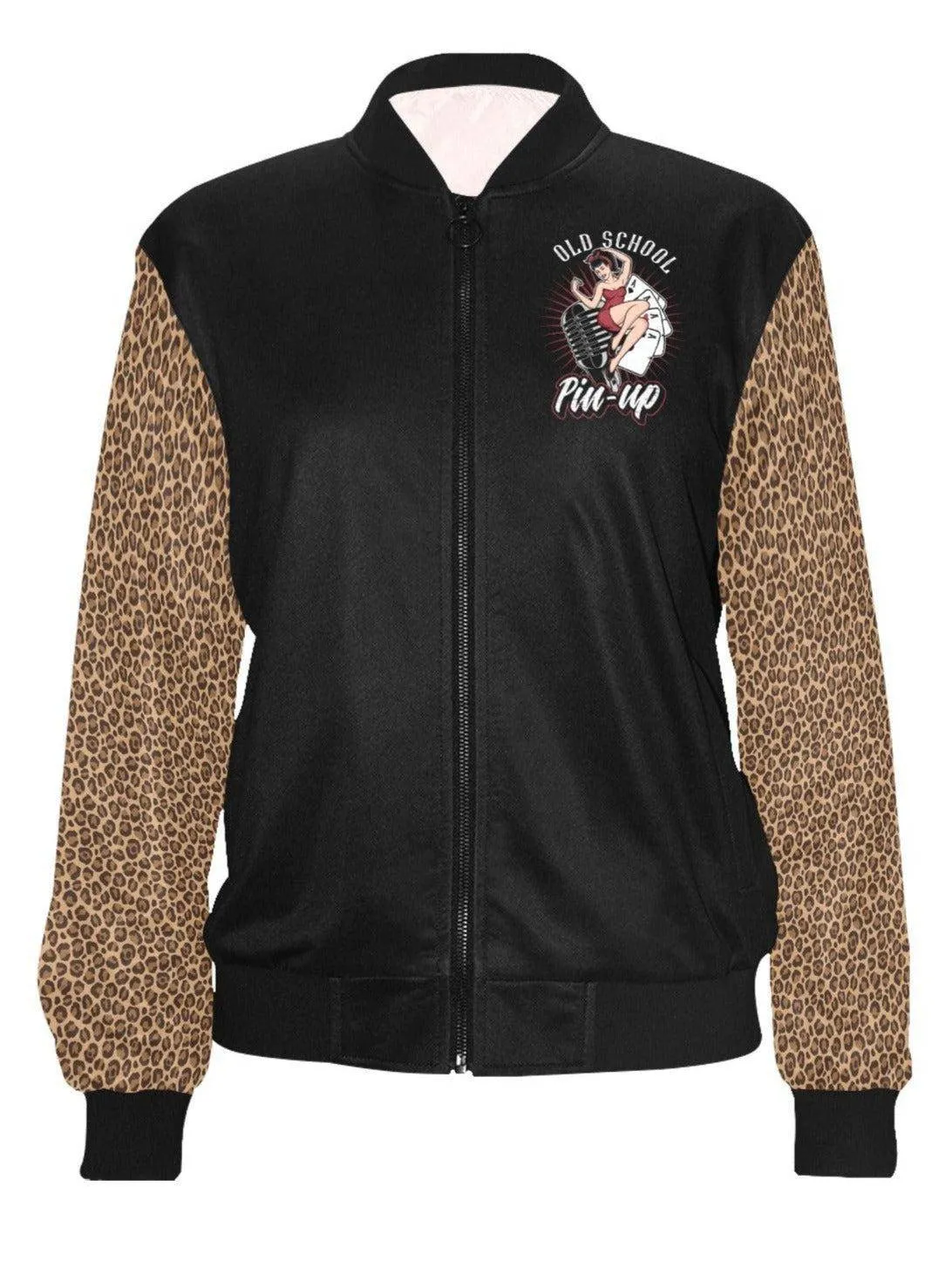 Old School Pinup Womens Bomber Jacket [IN STOCK]