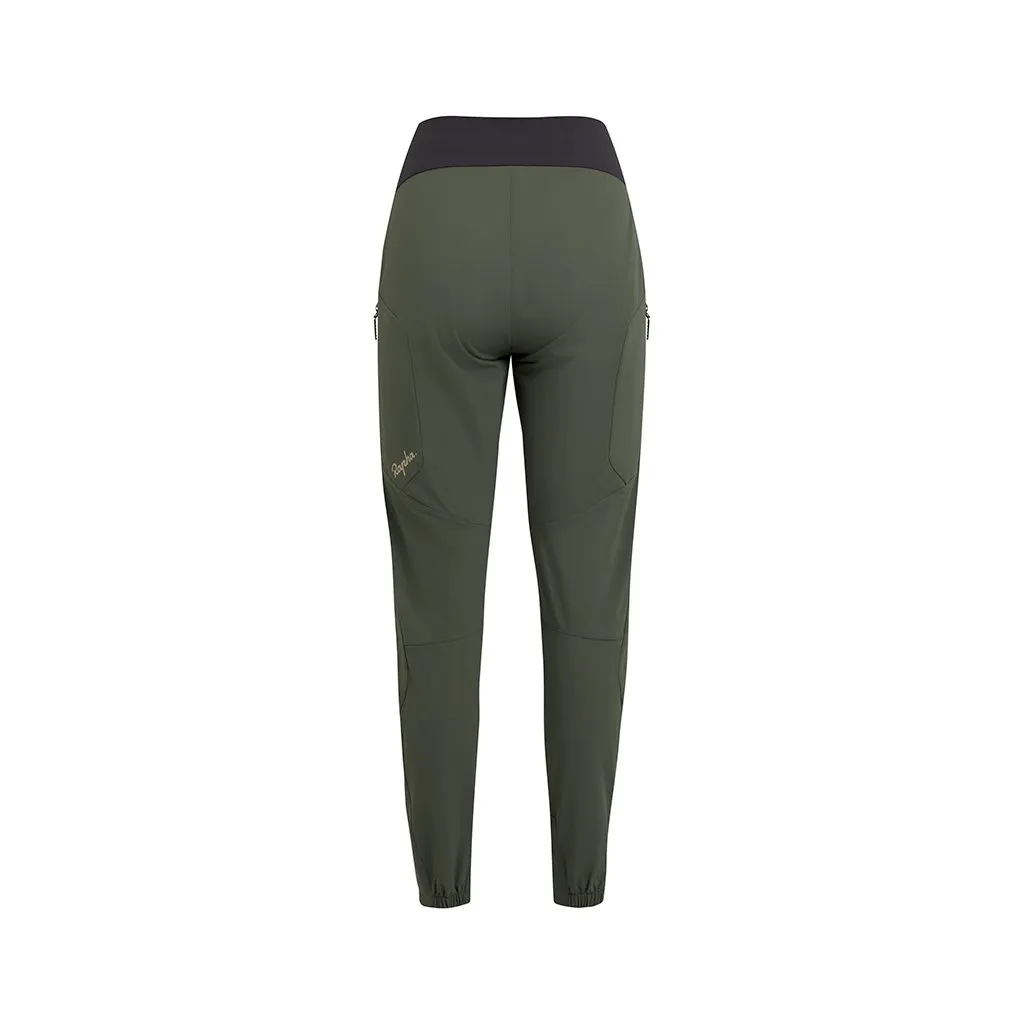 Pants Rapha Womens Trail - Dark Green/Tan