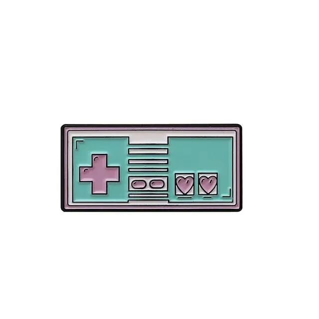 Pastel Gamer Enamel Pins