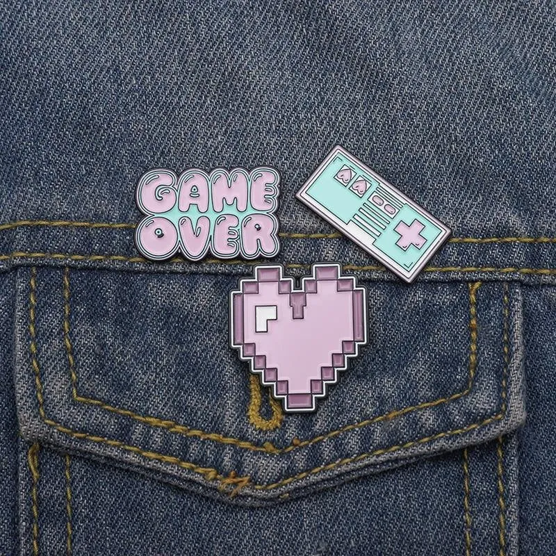 Pastel Gamer Enamel Pins