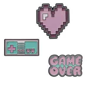 Pastel Gamer Enamel Pins