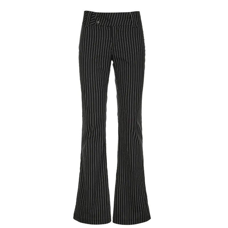 Pinstripe Flare Pants