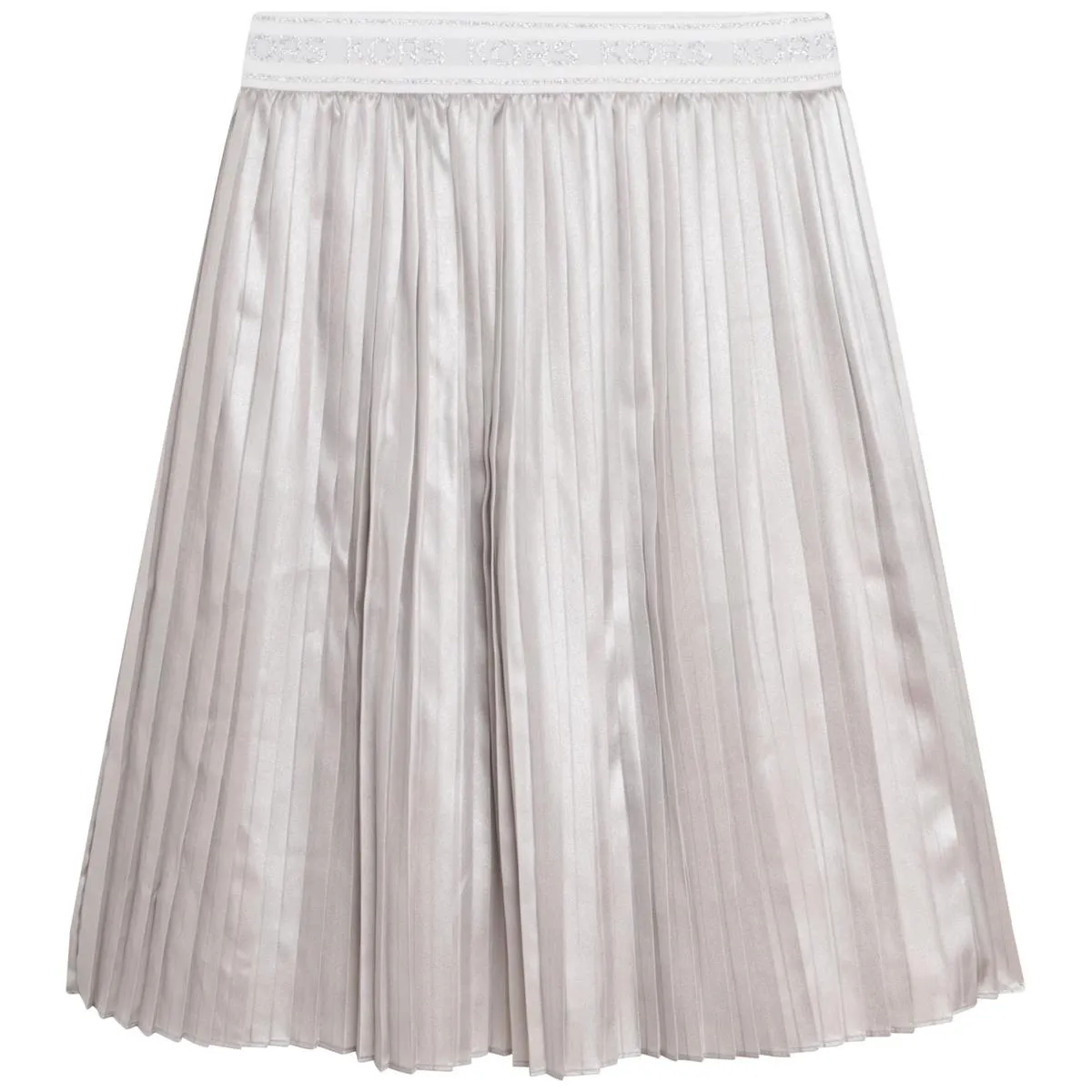 Pleated Logo Skirt