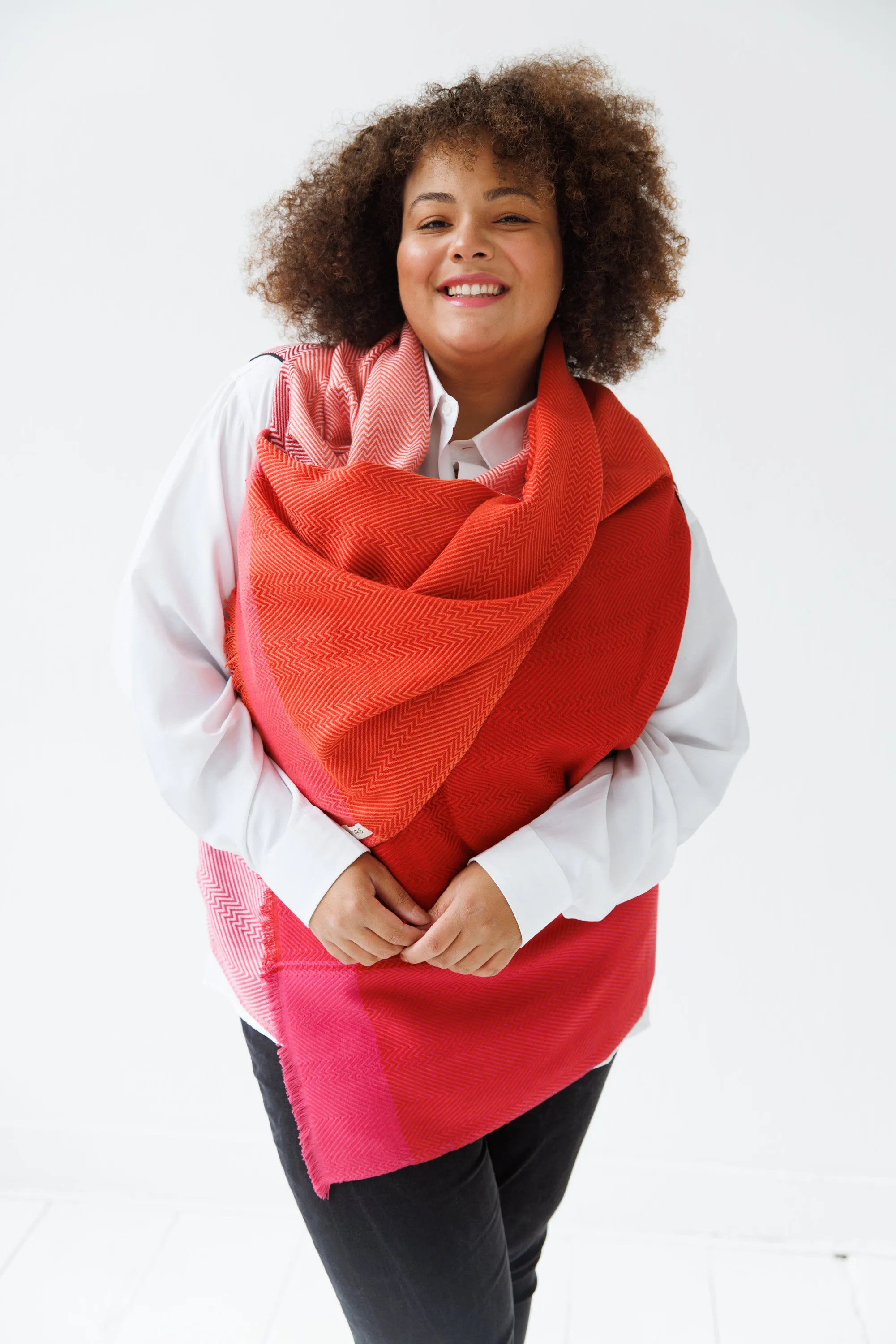 PLUS SIZE COTTON Cape Very Cherry JULAHAS 