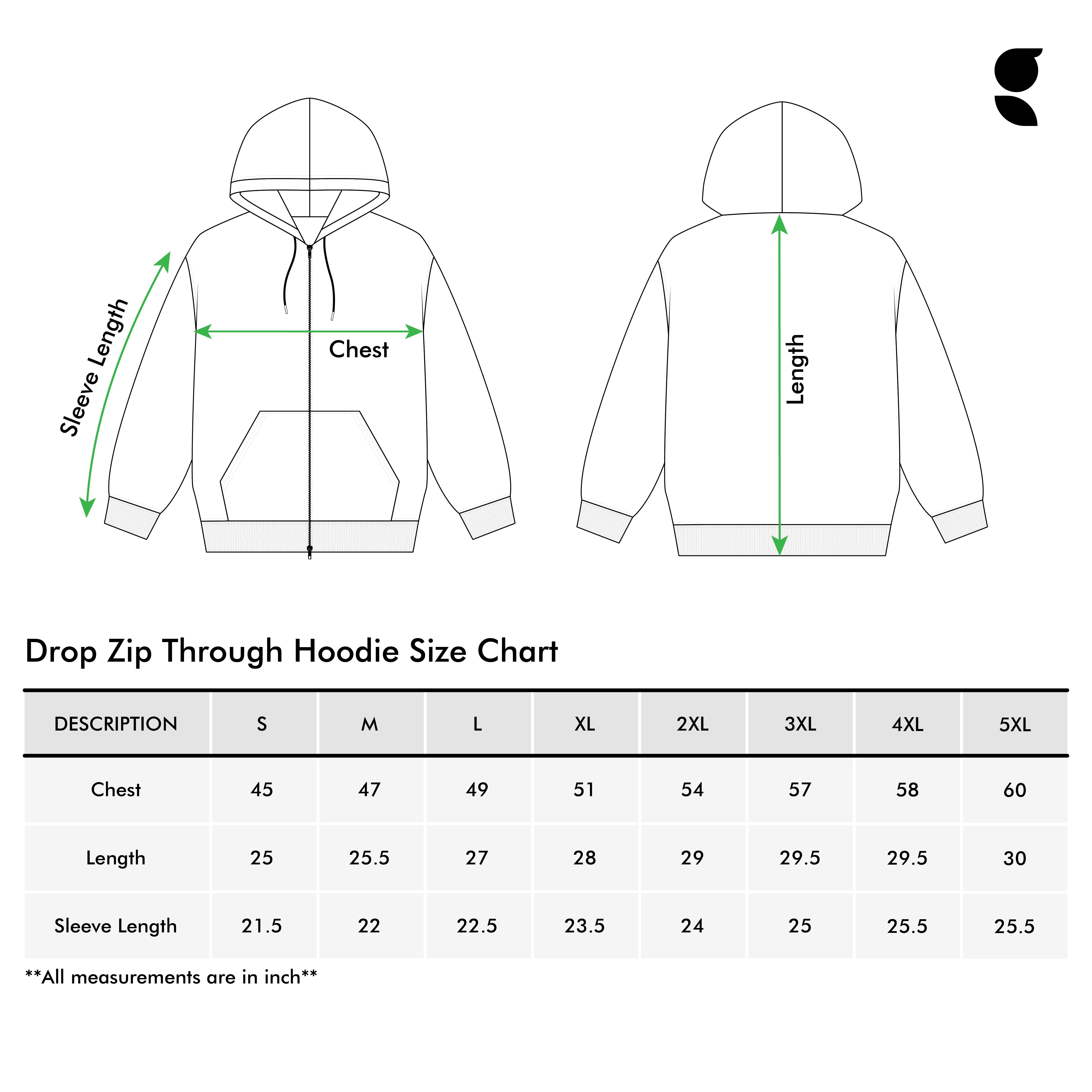 Premium Double Zip Plump Hoodie | Military Sage