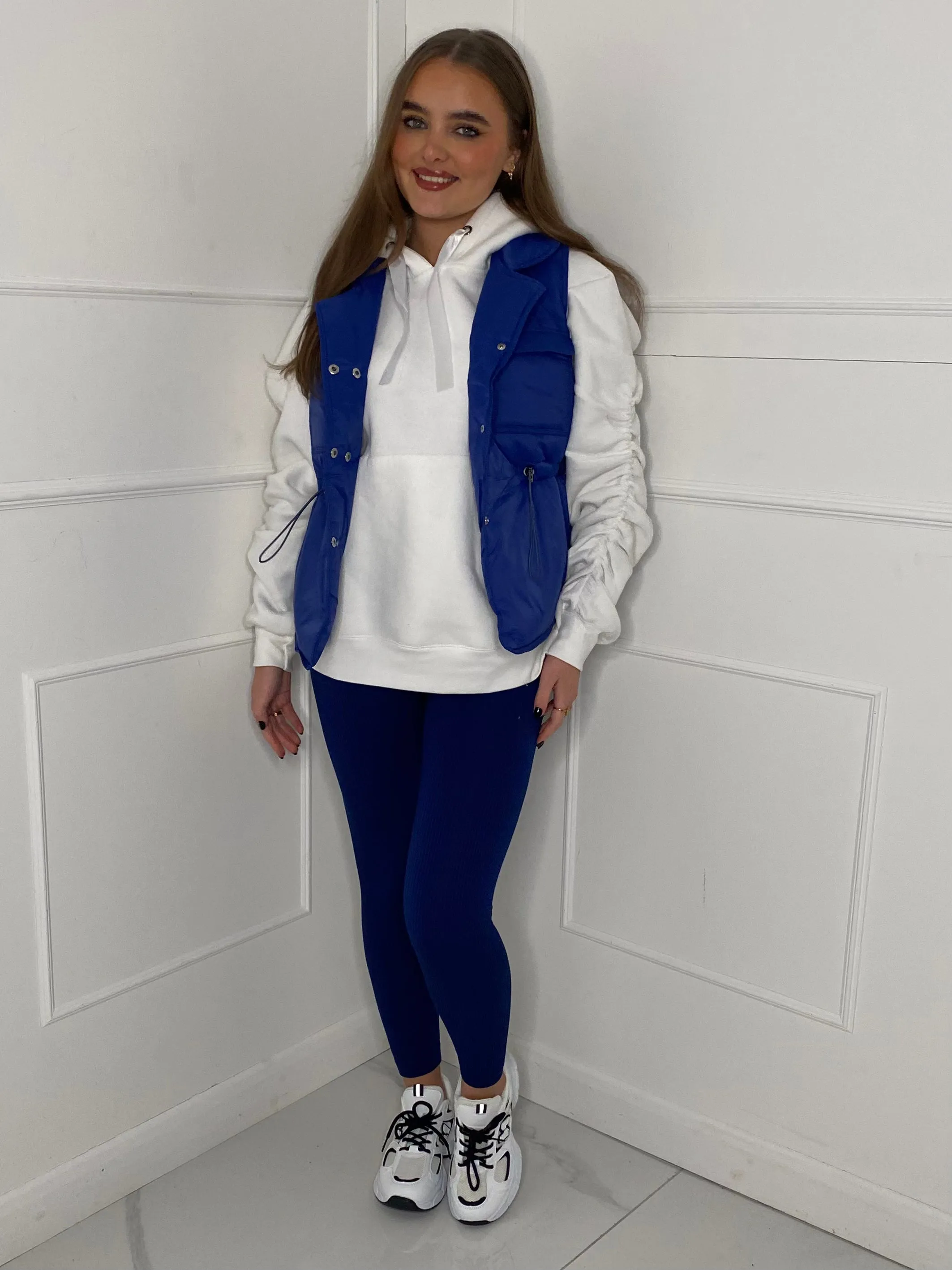 Pull-In Waist Gilet - Royal Blue