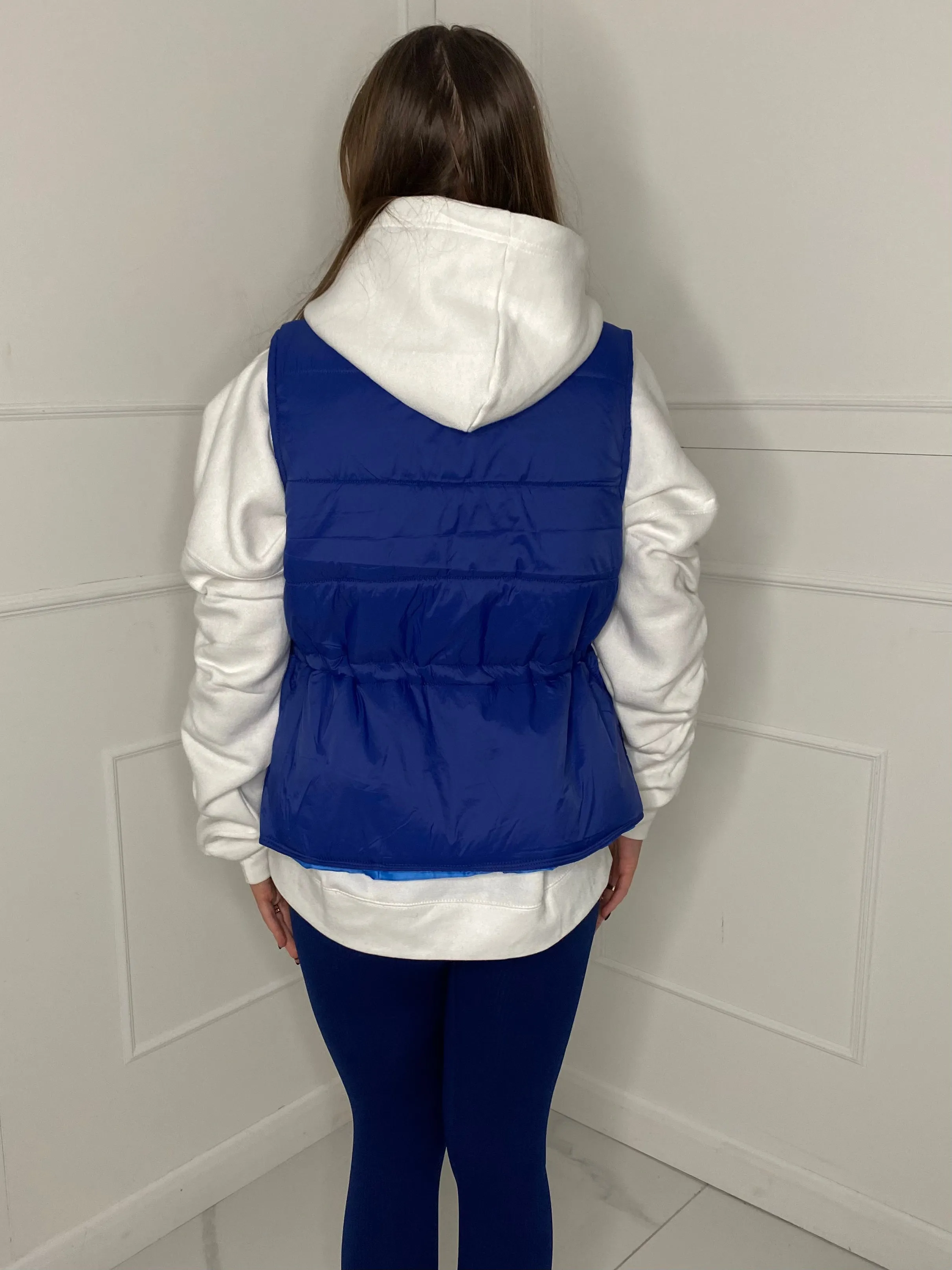 Pull-In Waist Gilet - Royal Blue