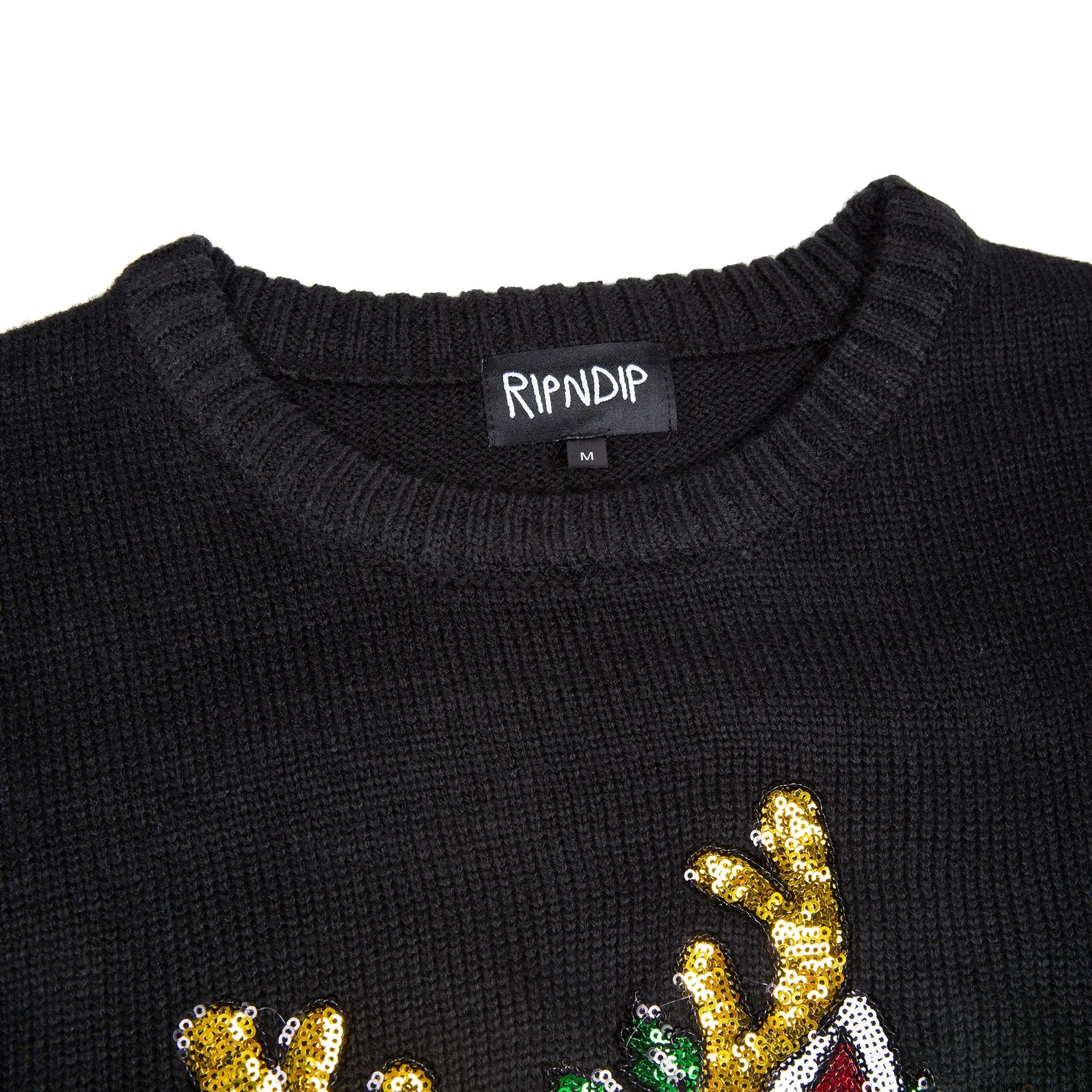 Reindeer Nerm Sweater (Black)