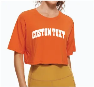 Reppin’ Your College Super Crop Tee