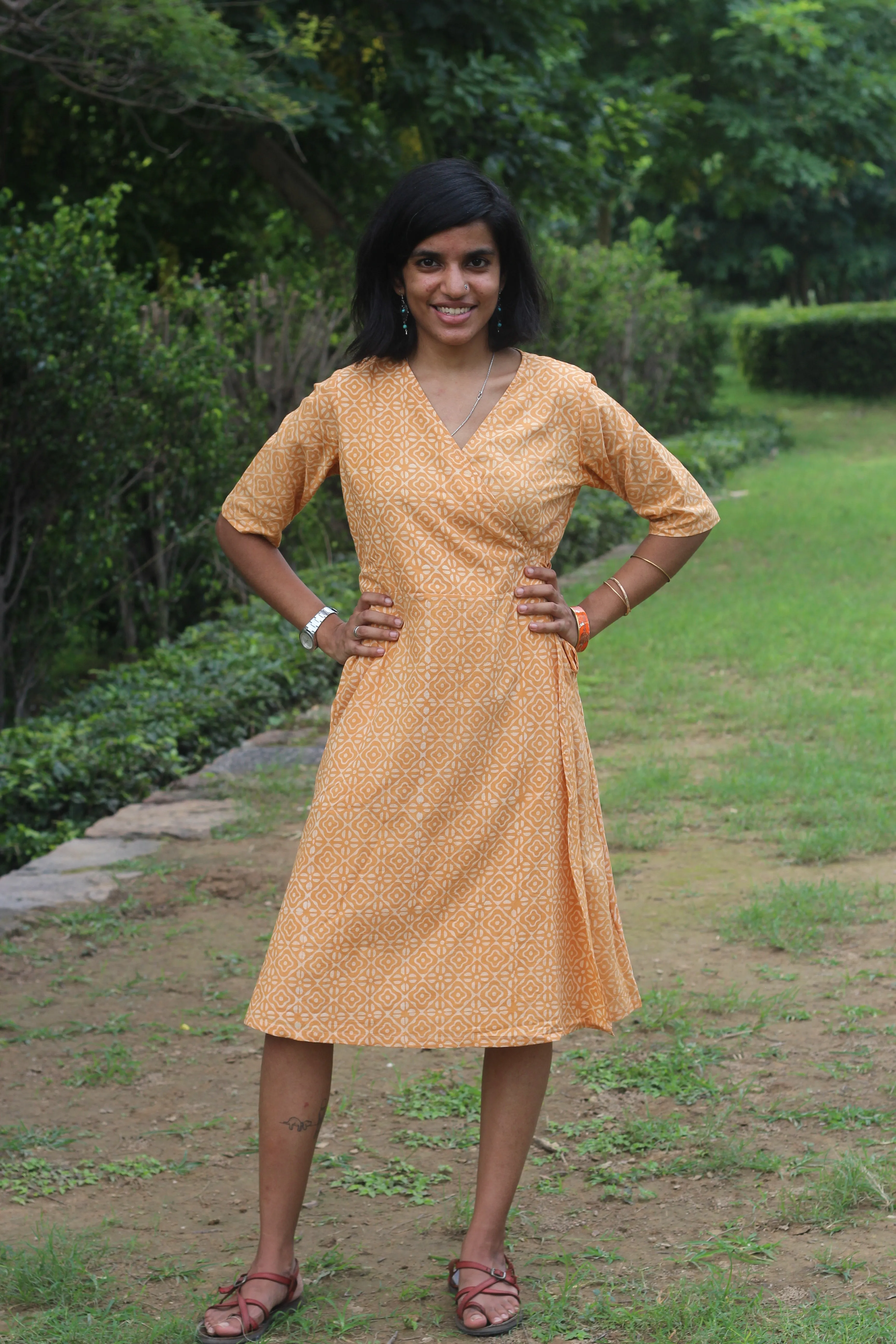 Roshni Dabu Wrap Dress