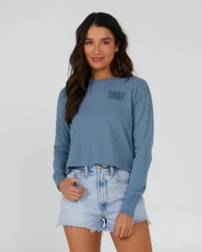 Salty Crew Women's Floats Your Boat Crop Long Sleeve