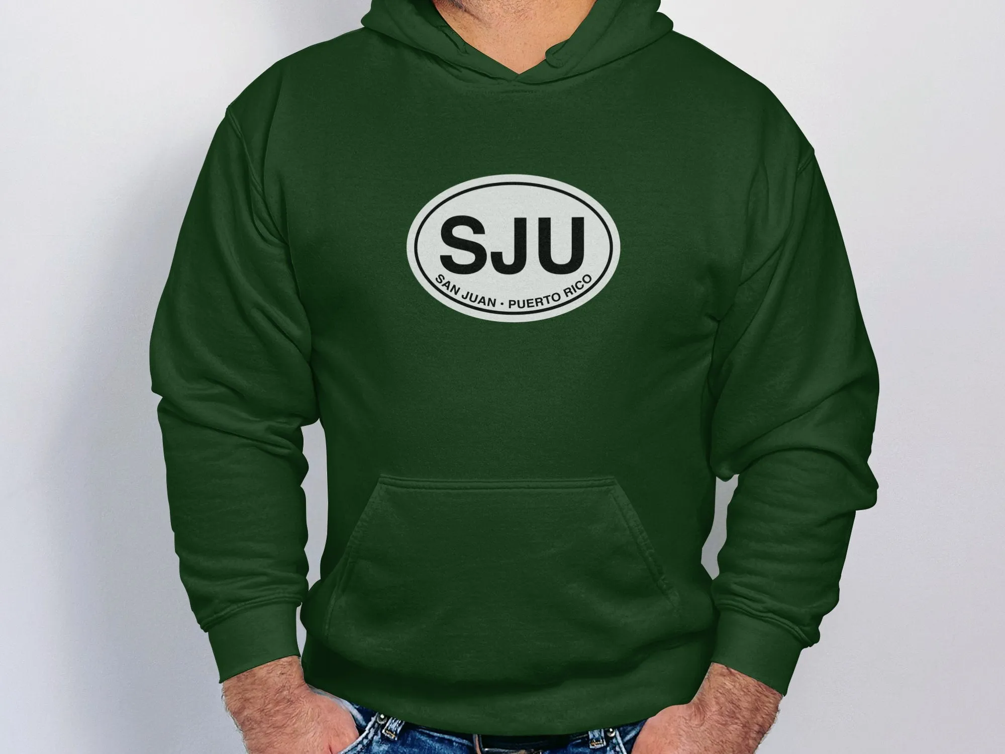 San Juan Mens Hoodie - Explore Puerto Rico in Cozy Comfort