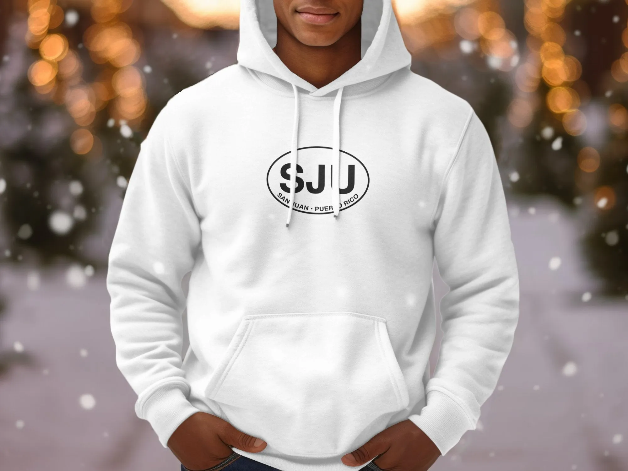 San Juan Mens Hoodie - Explore Puerto Rico in Cozy Comfort