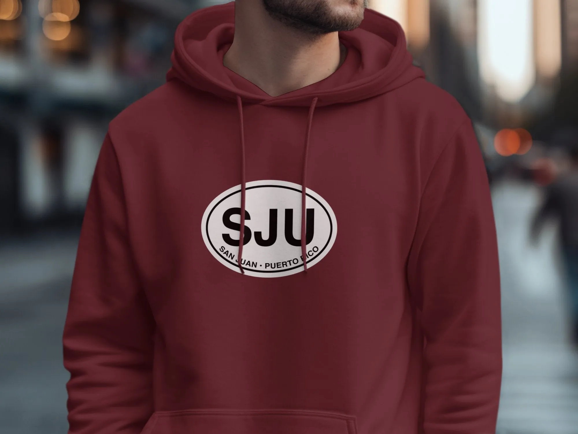 San Juan Mens Hoodie - Explore Puerto Rico in Cozy Comfort