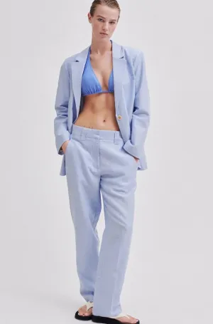 Second Female Liah Classic Trouser in Brunnera Blue