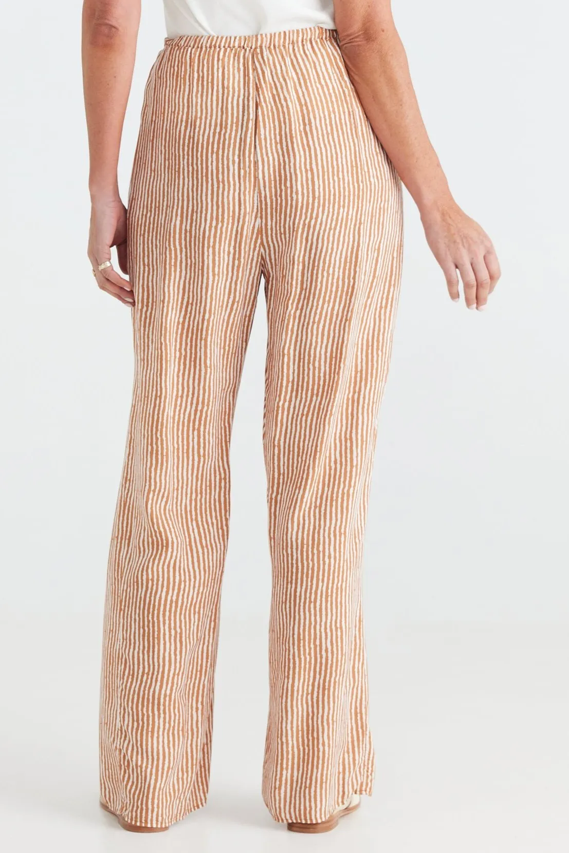 Second Valley Pants in Tan Stripe