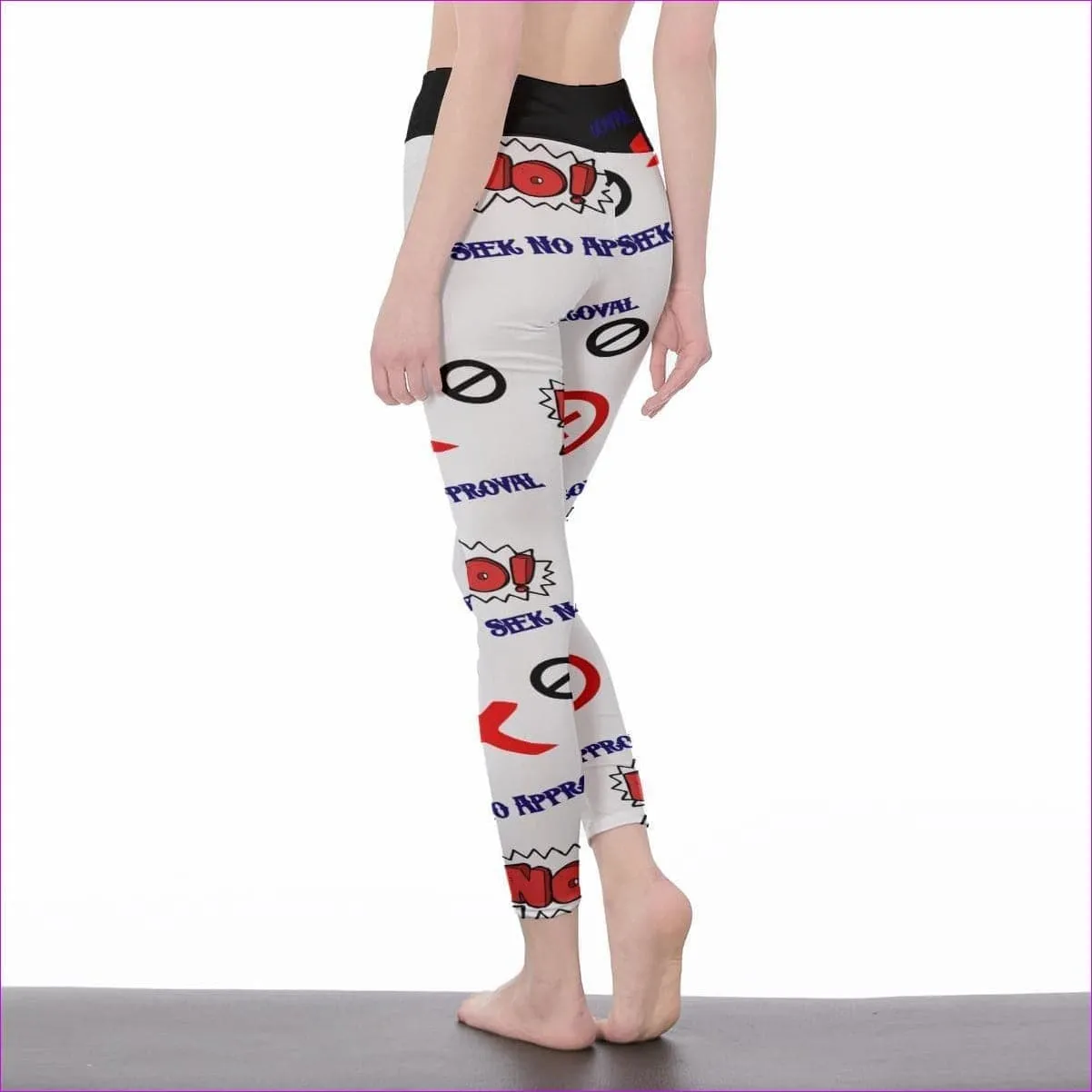 Seek No Approval Women's High Waist Leggings