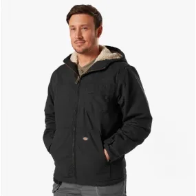 SHERPA LINED Mens Jacket Rinsed Black