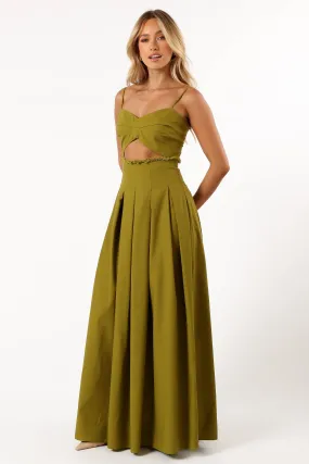 Skye Maxi Dress - Moss