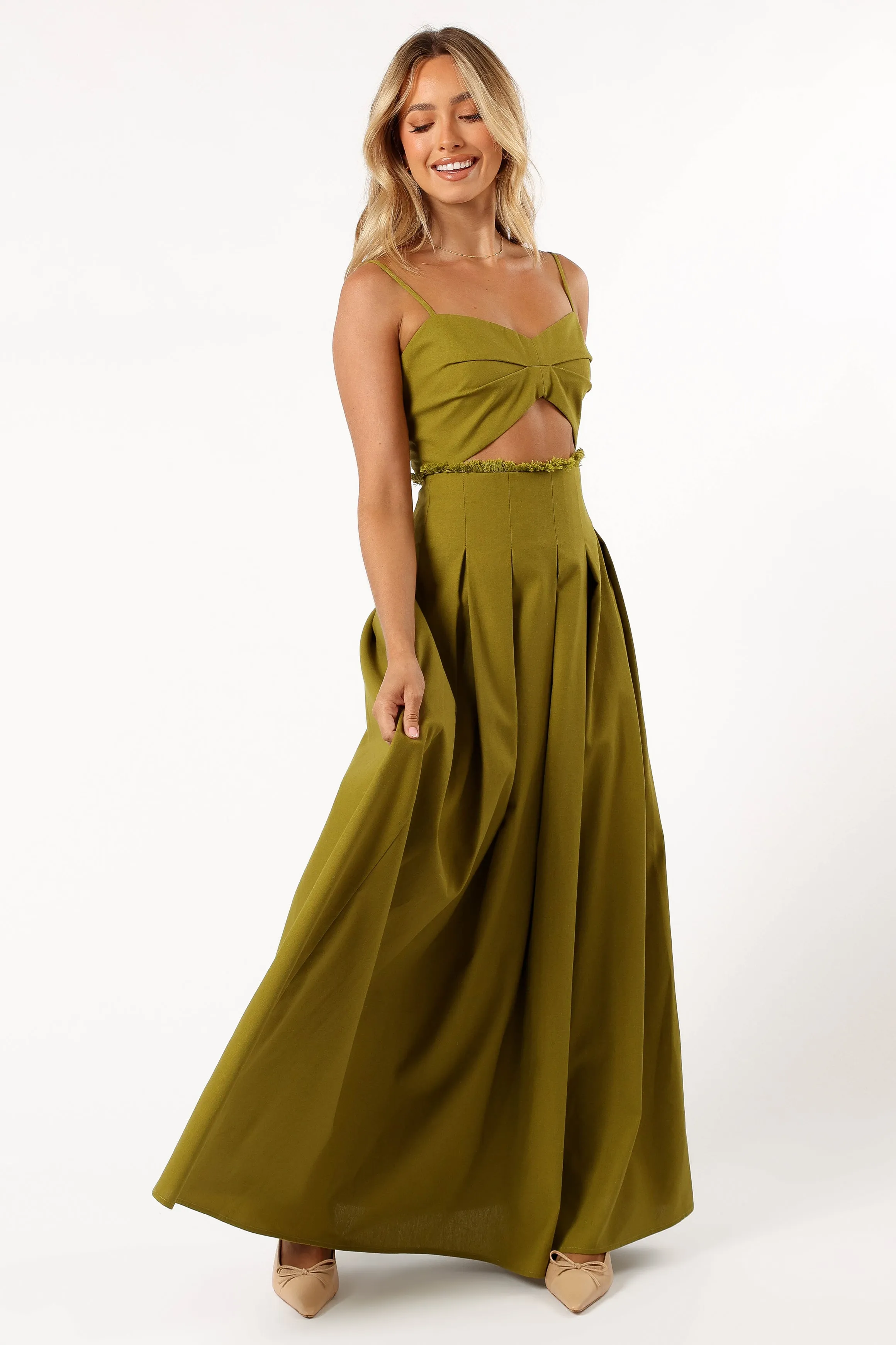 Skye Maxi Dress - Moss