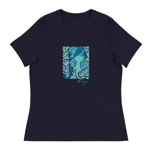 Sleepy Rays Women's Relaxed Tee ~ Seabreeze Soul