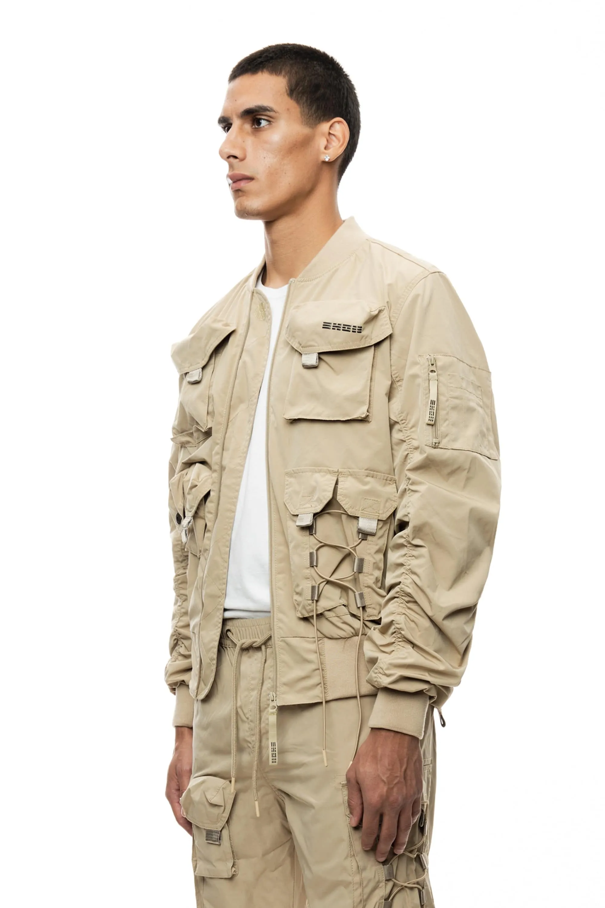 Smoke Rise Men's Mixed Media Utility Jacket