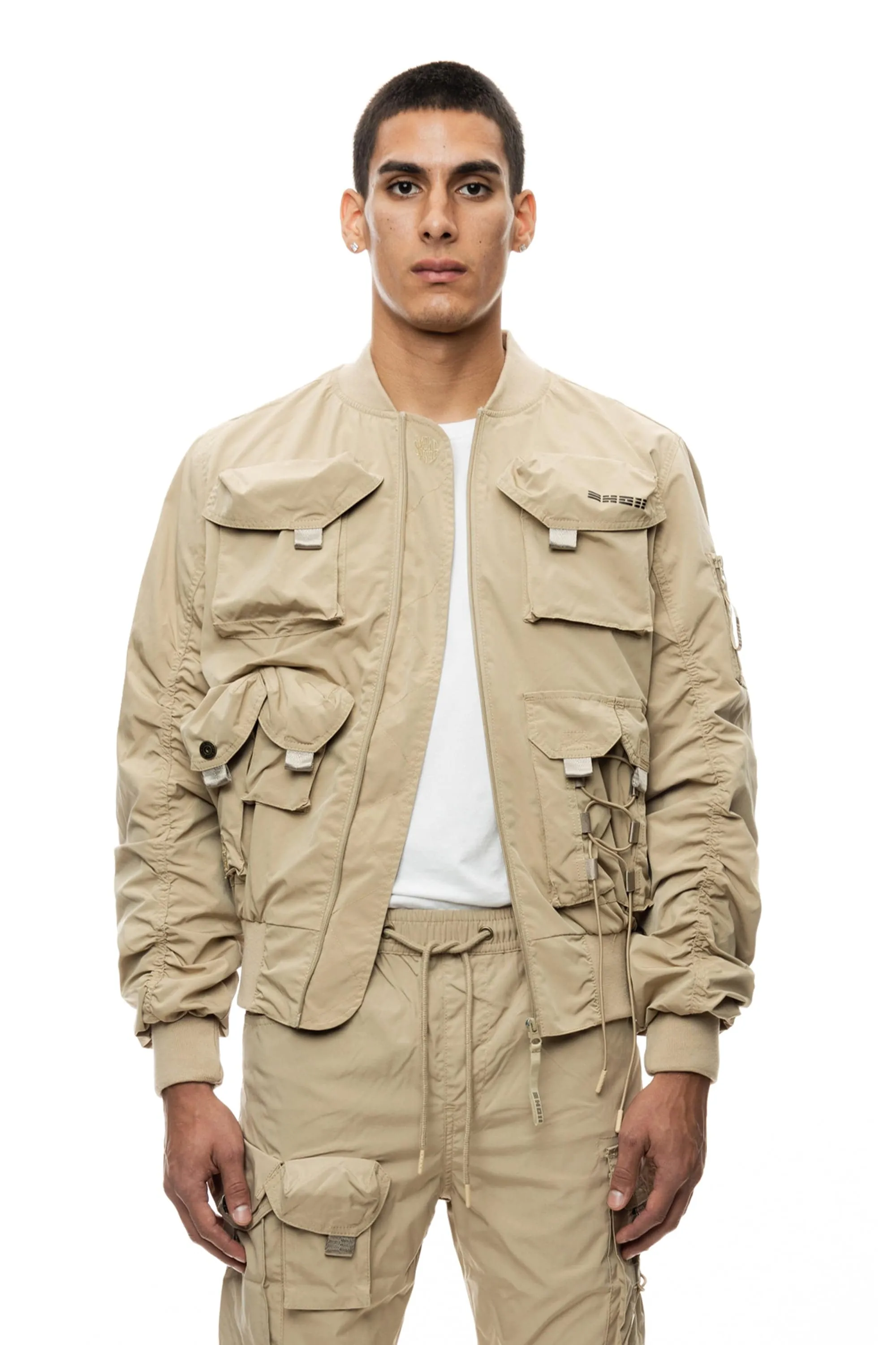 Smoke Rise Men's Mixed Media Utility Jacket