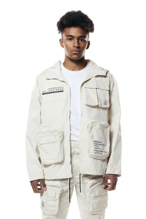 Smoke Rise Men's Printed Utility Nylon Jacket