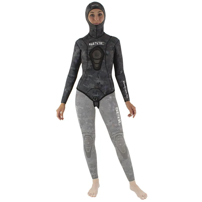 Snake Camo 5mm 2pc Wetsuit-Female