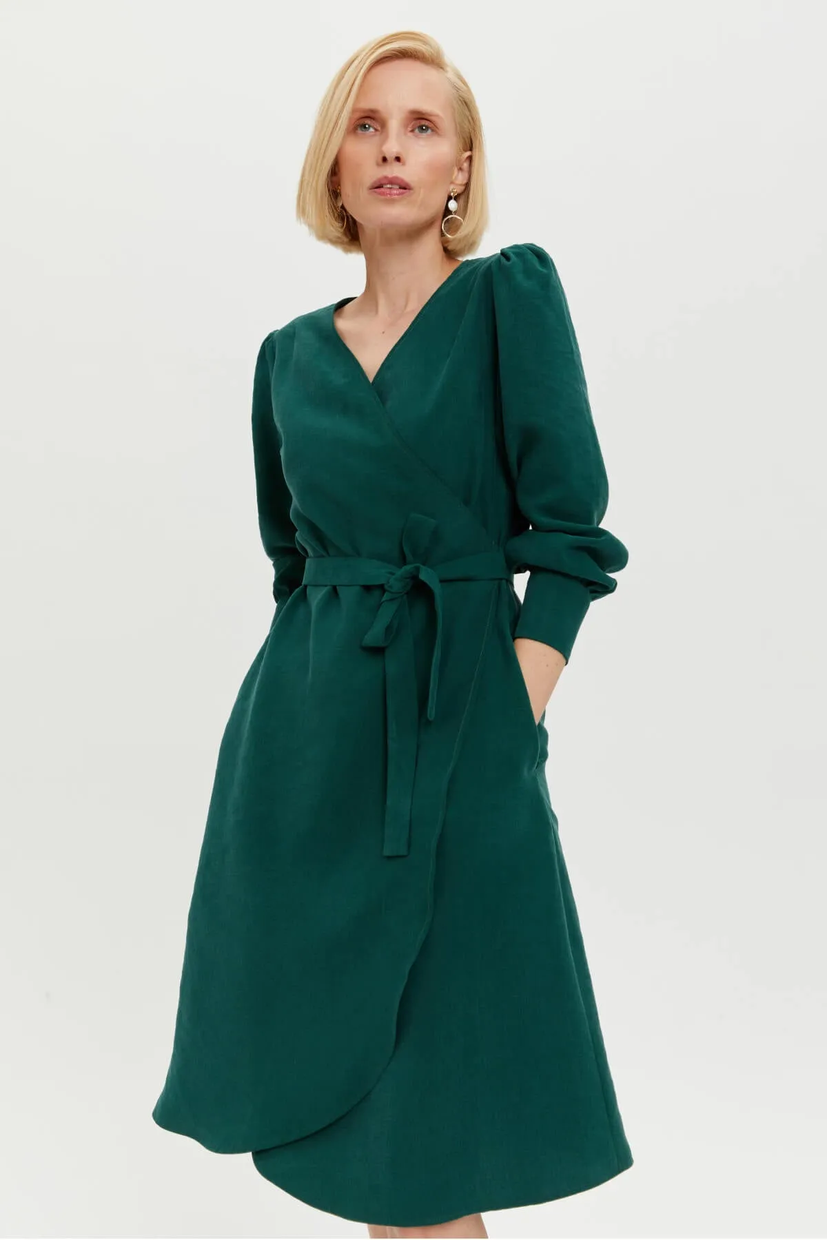 Sophie Dress Dark Green