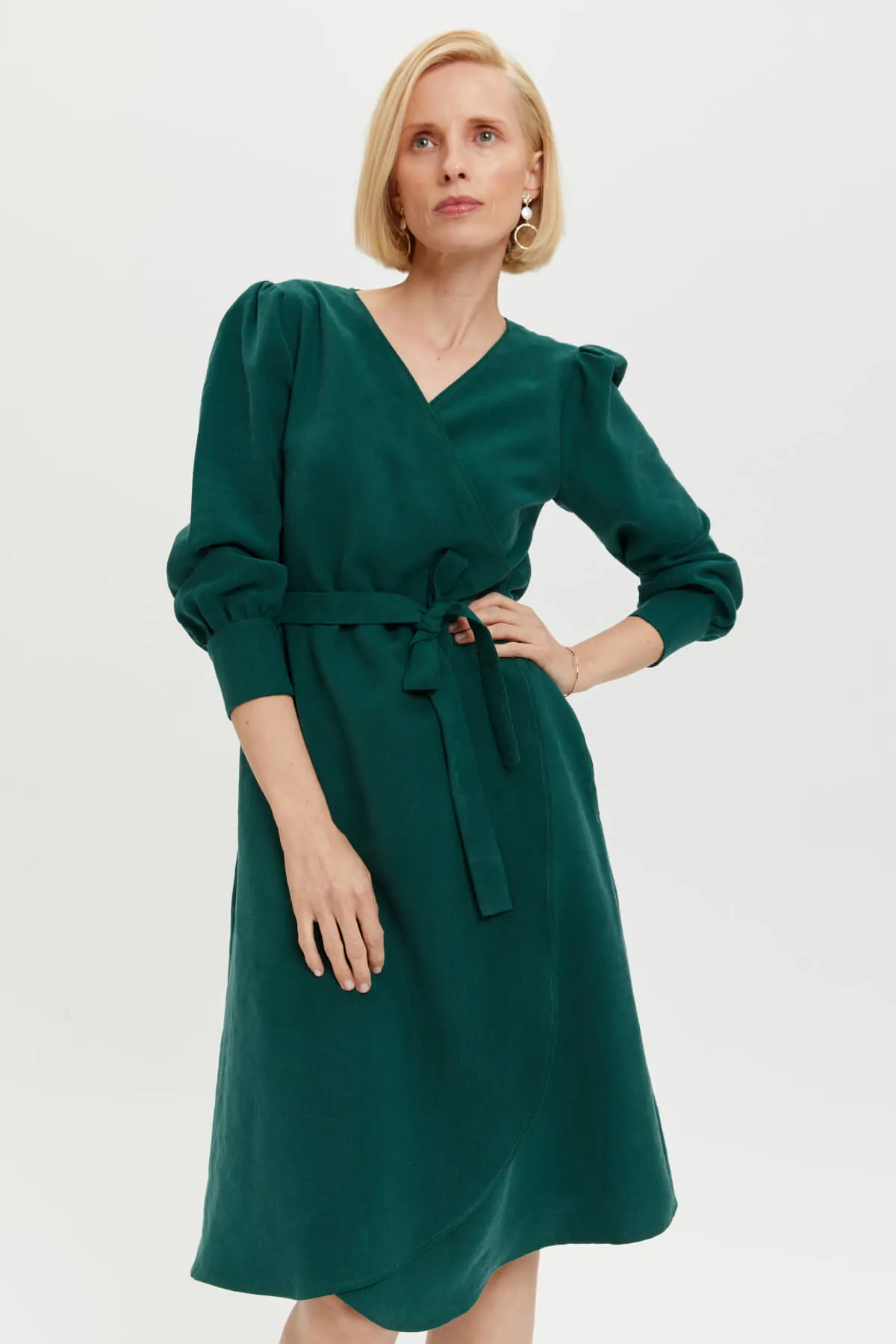 Sophie Dress Dark Green