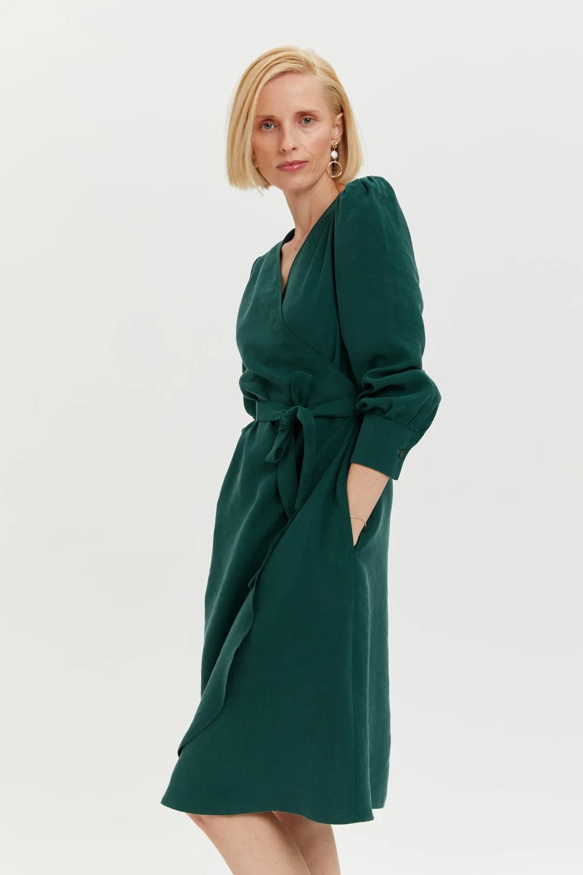 Sophie Dress Dark Green