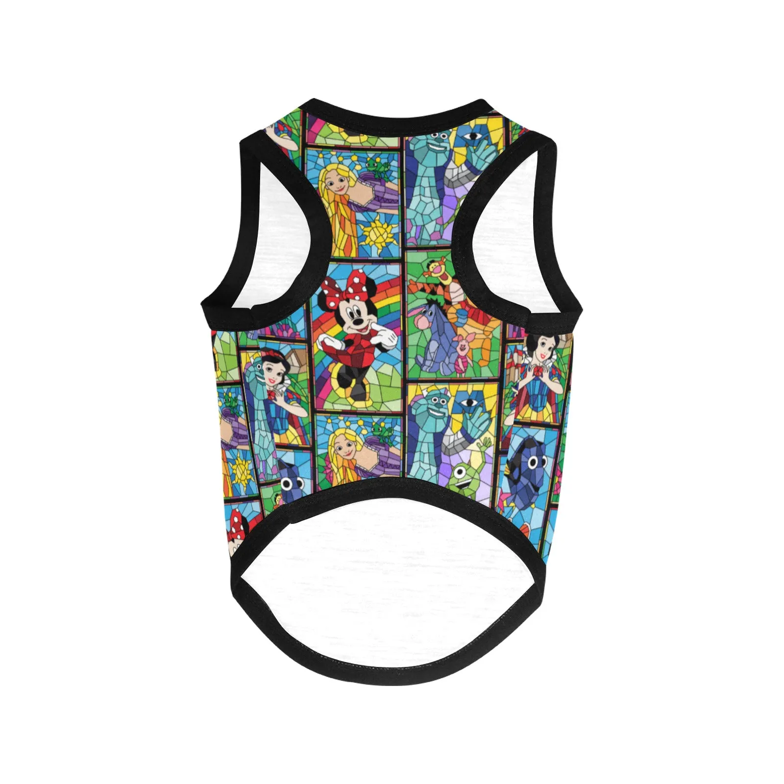 Stained Glass Characters Pet Tank Top