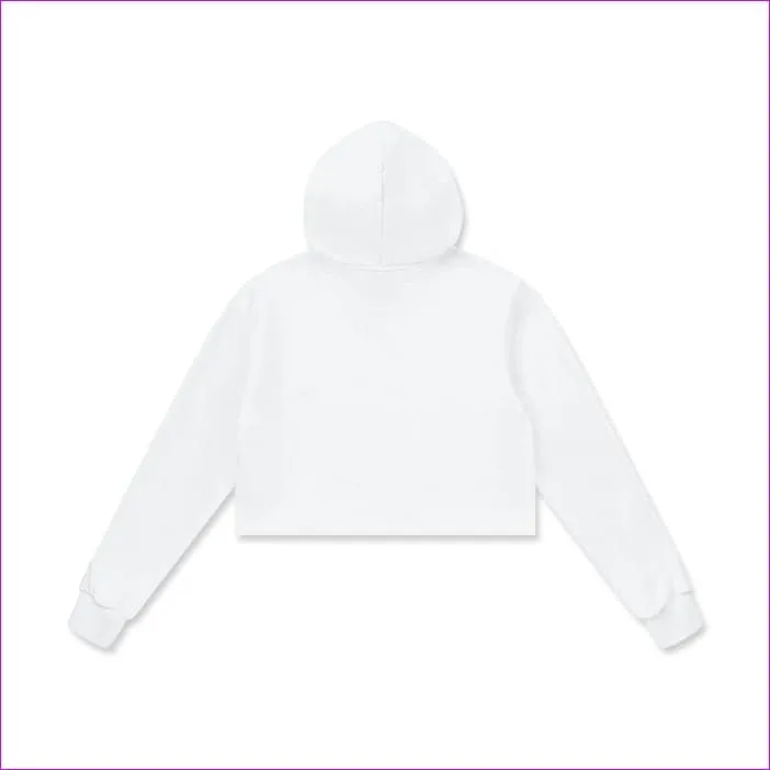 Street Art 2 Women's Cotton Cropped Hoodie - 4 colors