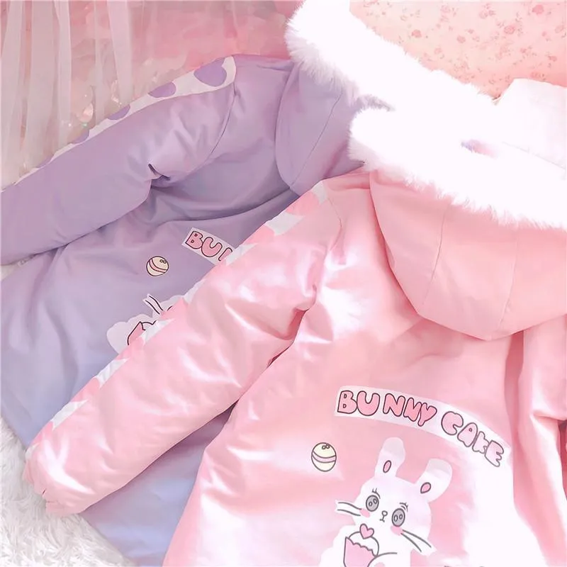 Sweet Bunny Cake Winter Coat