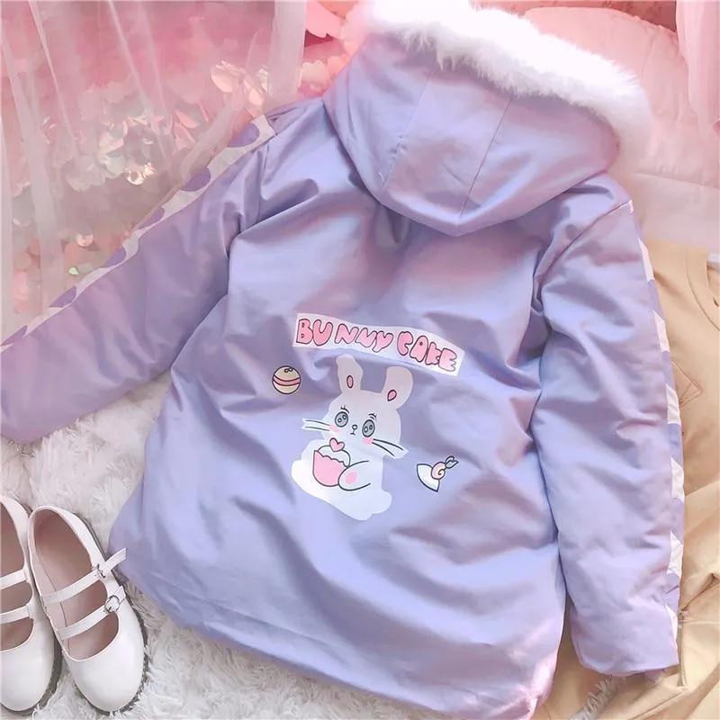 Sweet Bunny Cake Winter Coat