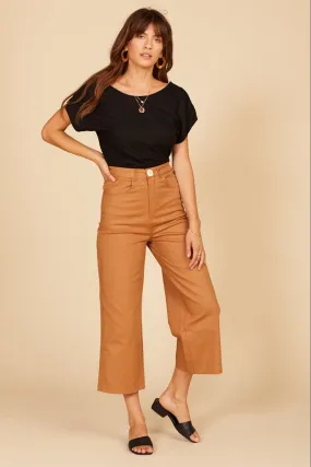 Tan Flora Pant