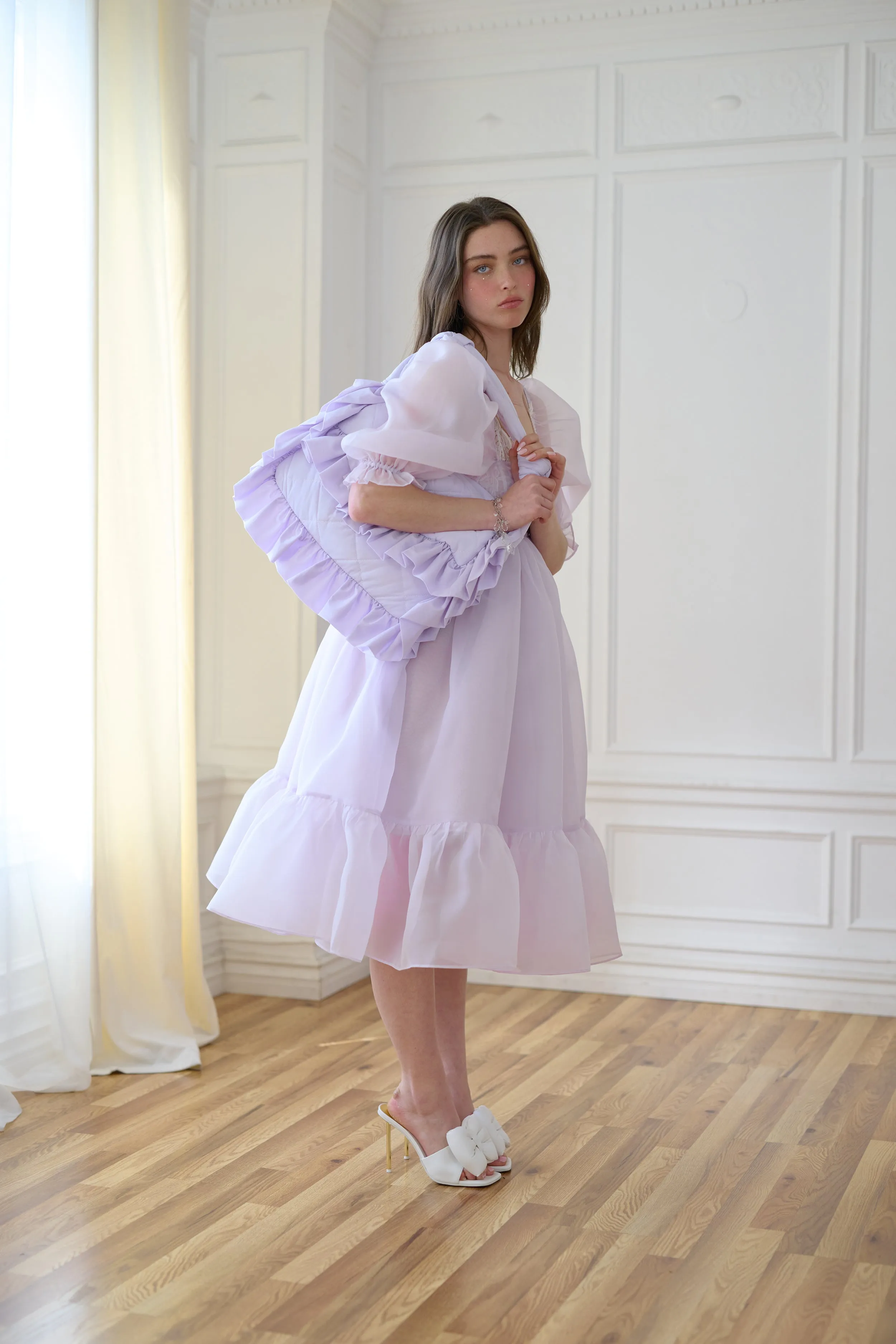 The Thunder Cloud French Puff Dress